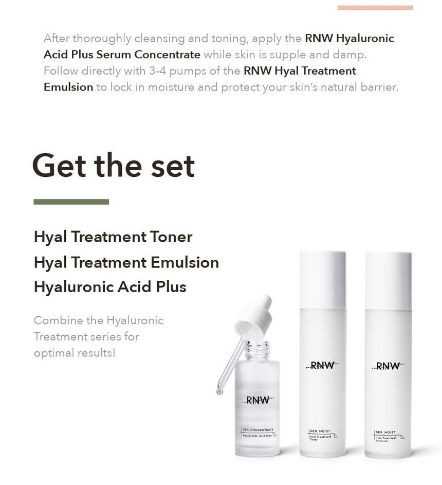 [RNW] DER. Moist Hyal Treatment Emulsion 125ml