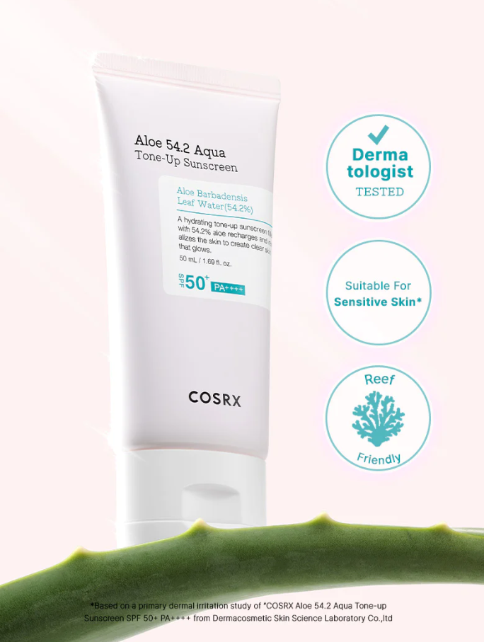 [COSRX] Aloe 54.2 Aqua Tone-Up Sunscreen