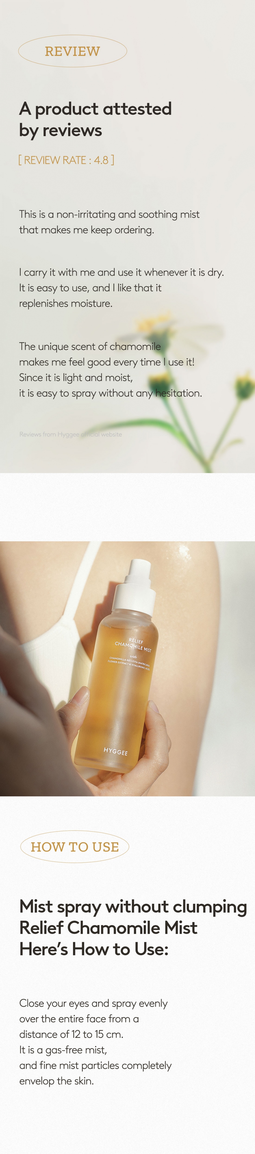 [HYGGEE] Relief Chamomile Mist 100ml