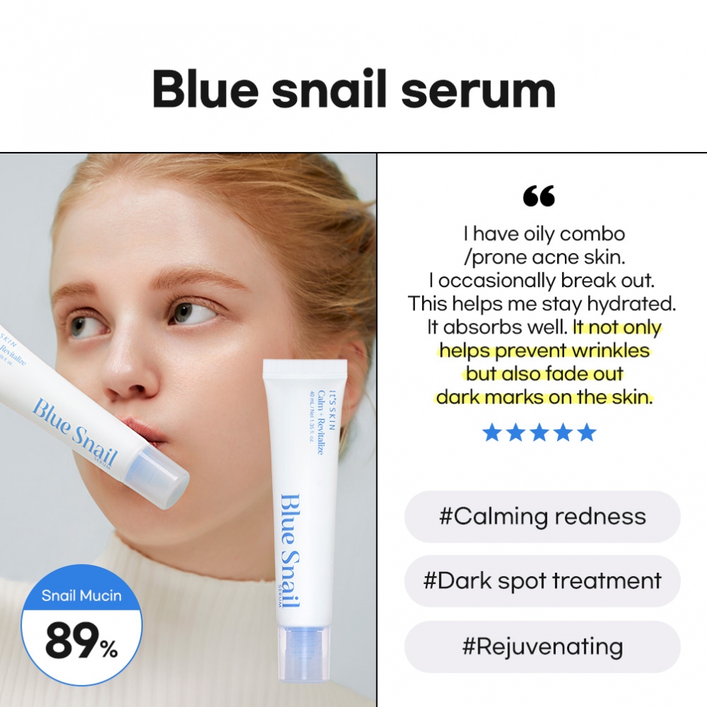 [It's Skin] Blue Snail Serum 40ml