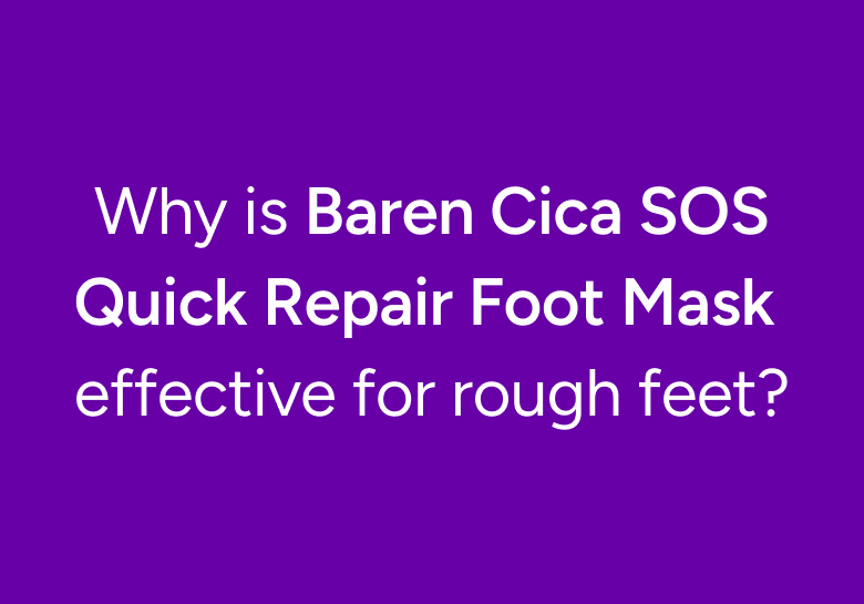 [baren] CICA SOS Quick Repair Foot Mask 18ml