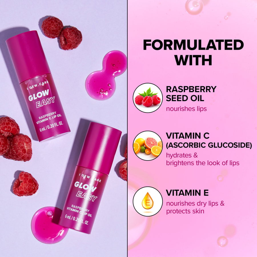 [I DEW CARE] Glow Easy Grape Vitamin C Lip Oil (3 Colors)