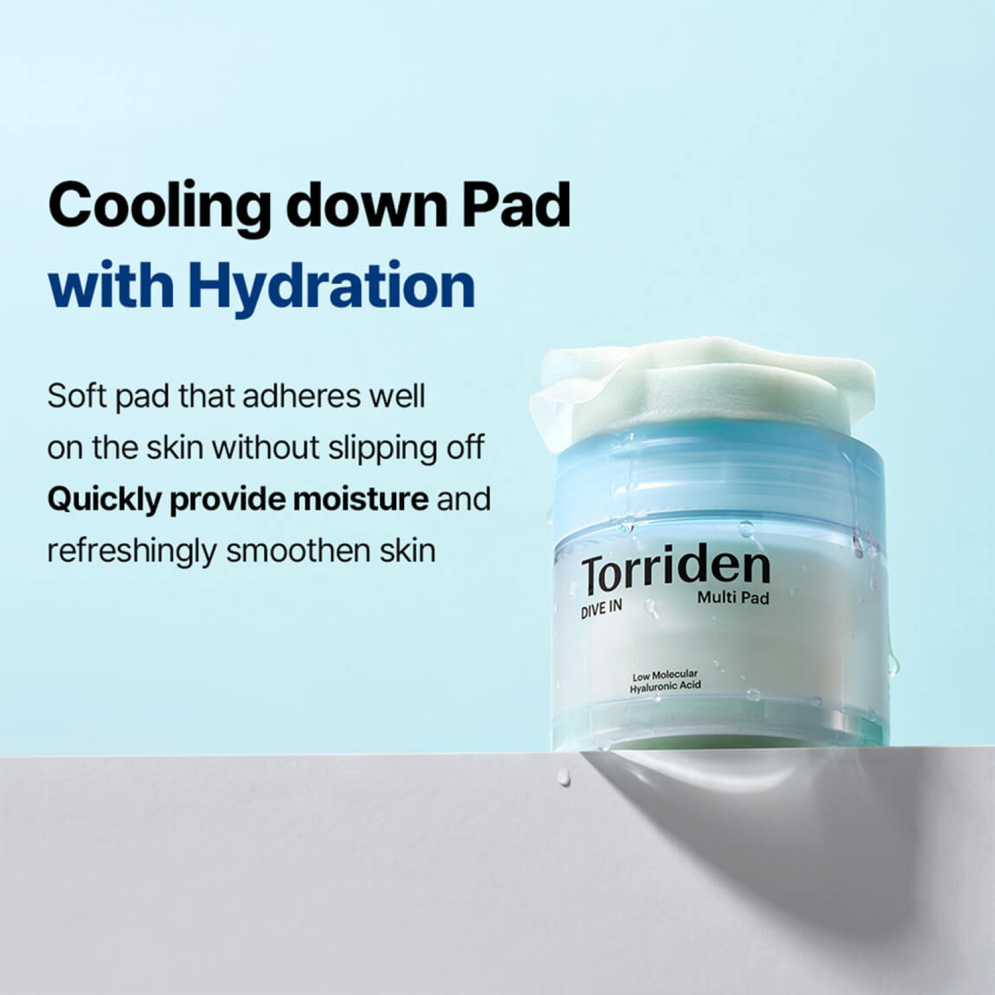 [Torriden] DIVE-IN Low Molecule Hyaluronic acid  Multi Pad (80ea)