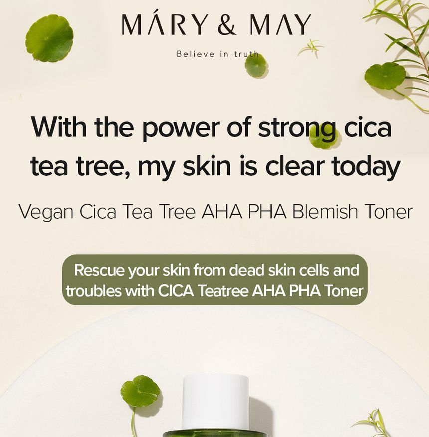 [Mary&May] Vegan CICA Teatree Toner Special Set