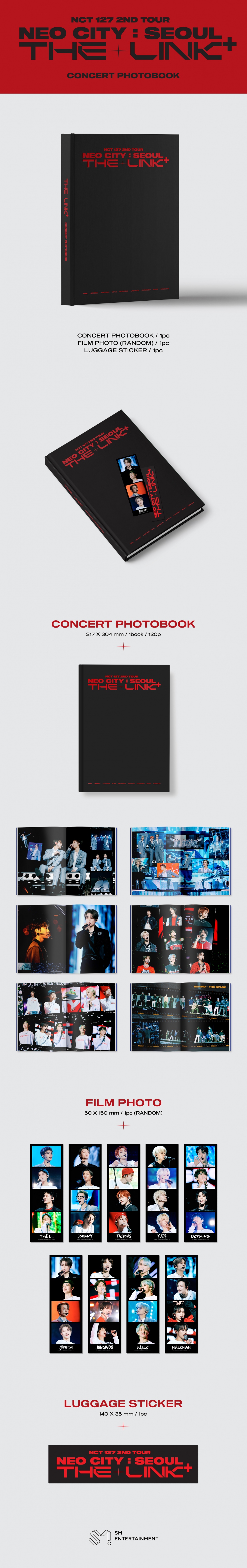 [K-POP] NCT 127 2ND TOUR​ NEO CITY SEOUL - THE LINK PHOTO BOOK