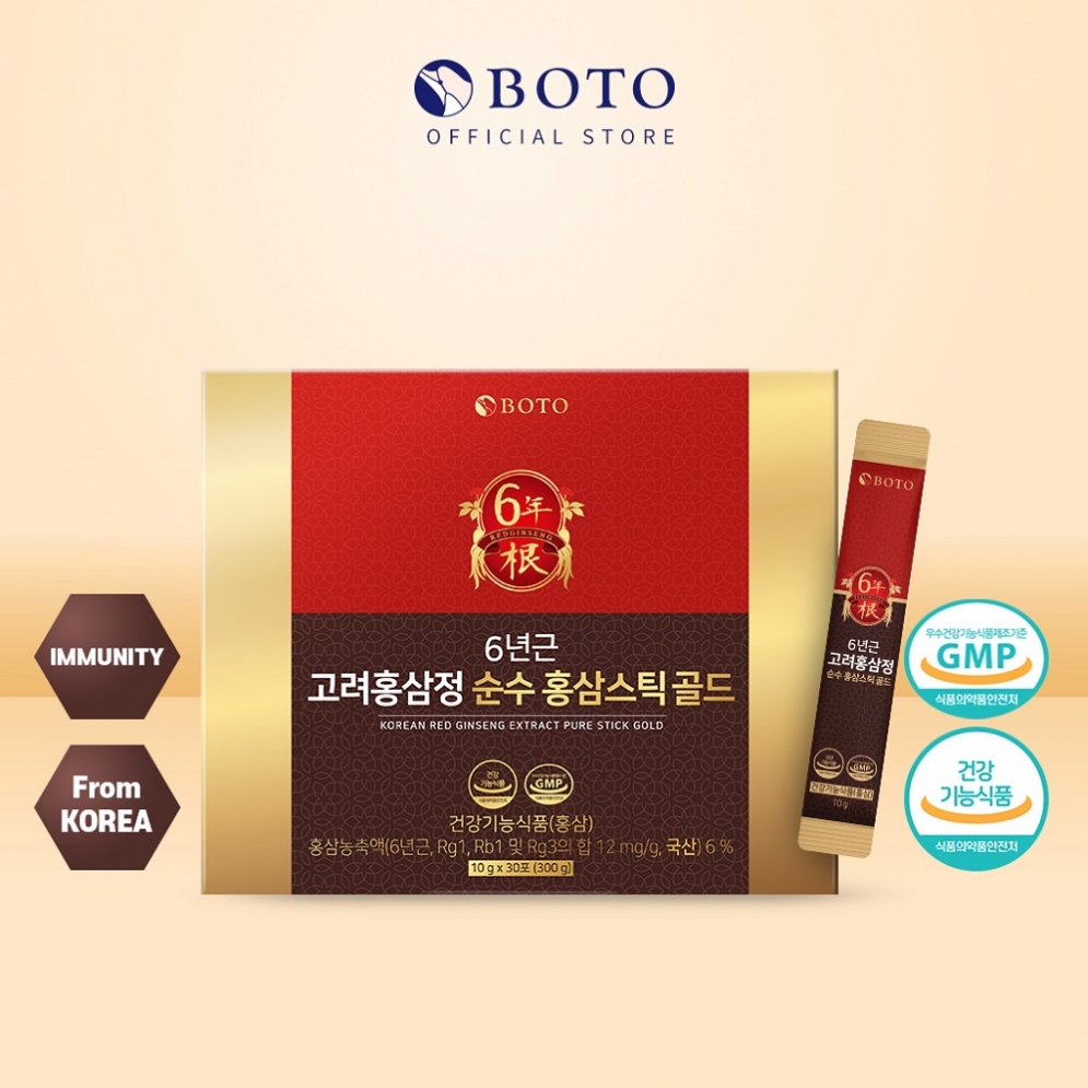 [BOTO]  6 years Korea Red Ginseng Sticks (30 Sticks)