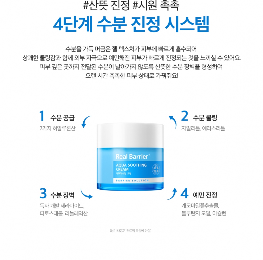 [Real Barrier] *renewal* Aqua Soothing Cream 50ml