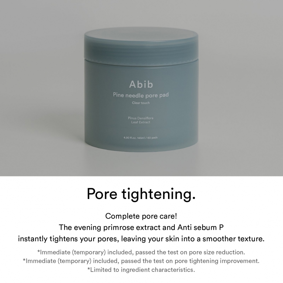 [Abib] Pine Needle Pore Pad Clear Touch (75 pads)