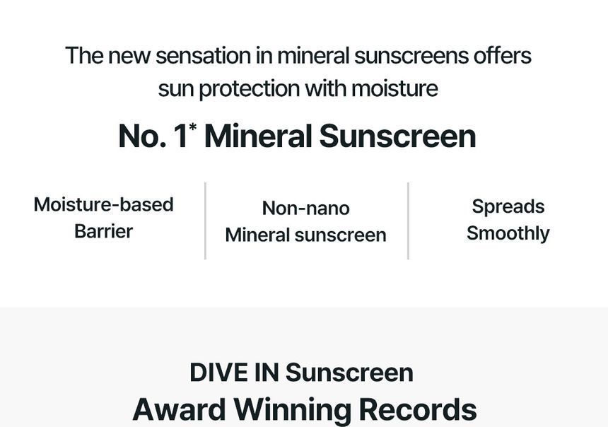 [Torriden] *Renewal* DIVE-IN Mild Suncream 60ml