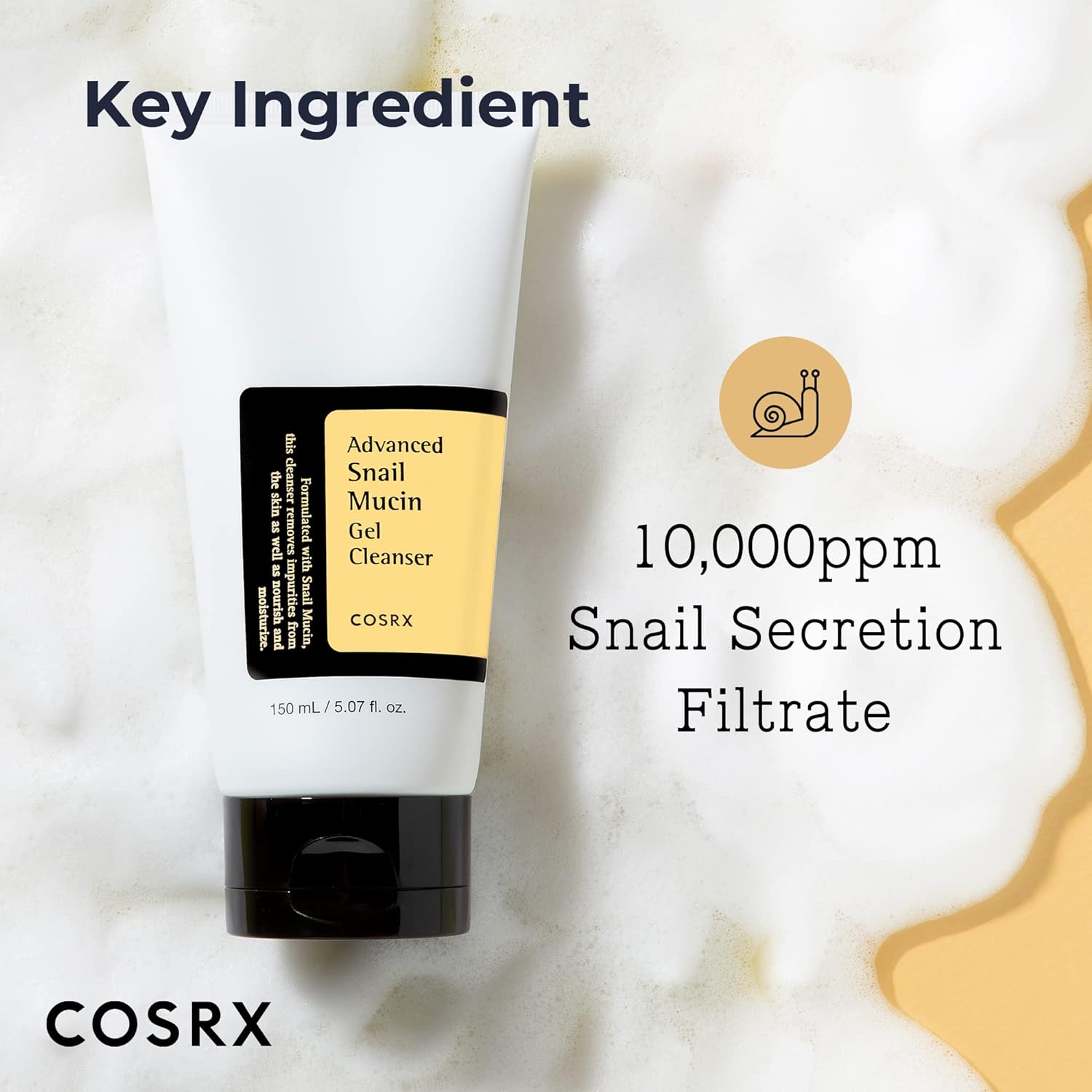 [COSRX] Advanced Snail Mucin Power Gel Cleanser 150ml