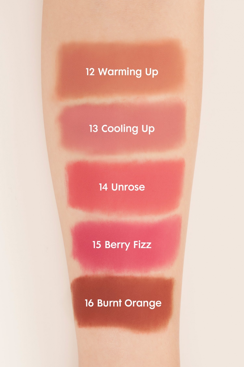 [rom&nd] Blur Fudge Tint (15 colors)