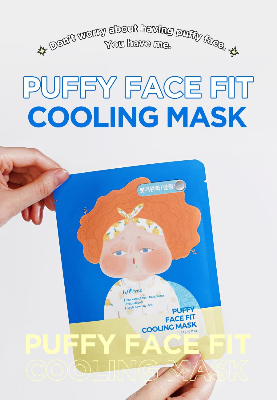 [Isntree] Puffy Face Fit Cooling Mask (10ea)