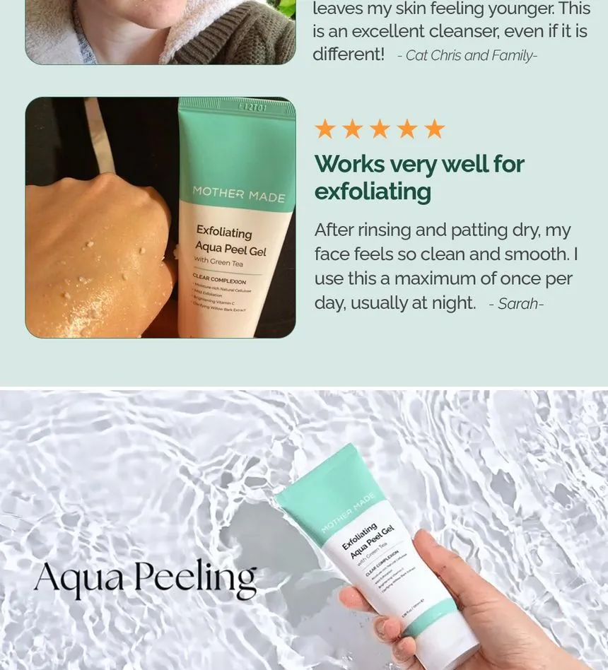 [MOTHER MADE] Exfoliating Aqua Peel Gel 100ml