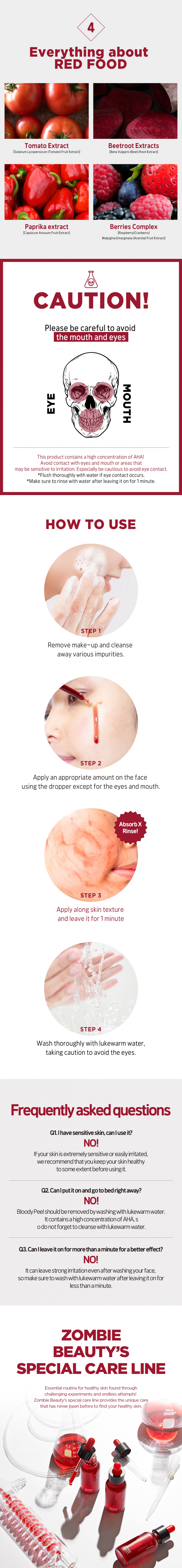 [SKIN1004] Zombie Beauty Bloody Peel 30ml