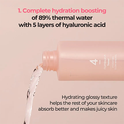 [Numbuzin] No.4 Hydration Glow Mineral Toner 200ml