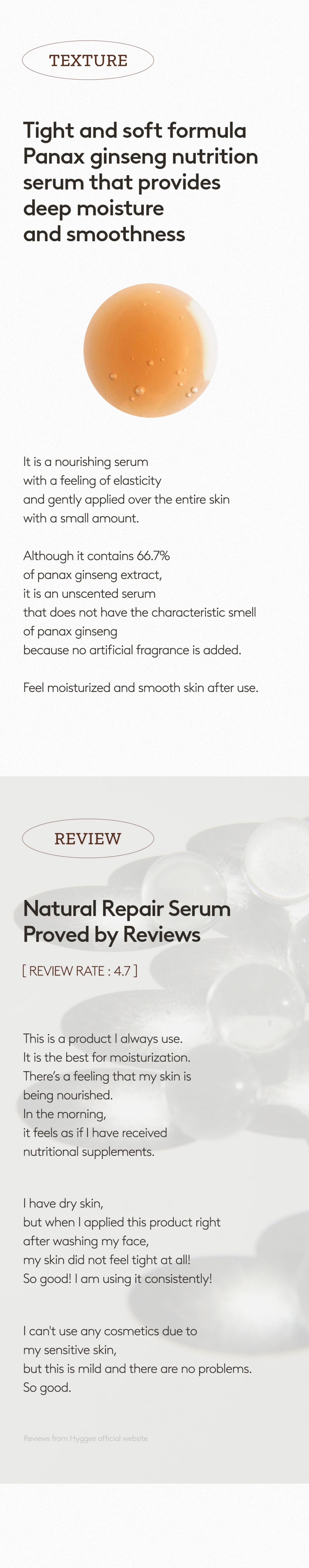 [HYGGEE] Natural Repair Serum 30ml