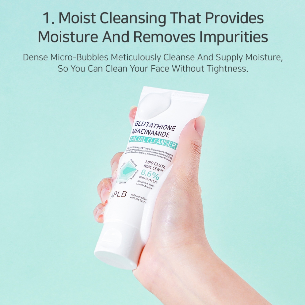 [APLB] Glutathione Niacinamide Facial Cleanser 80ml