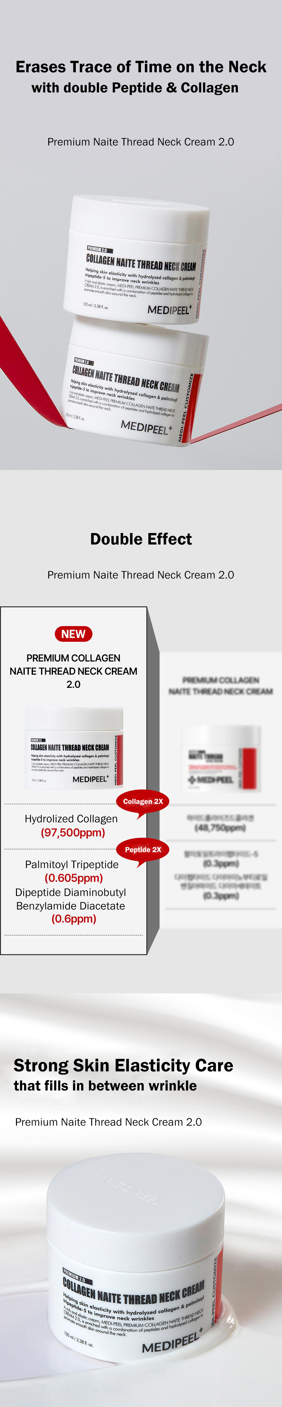 [MEDIPEEL] *renewal* Premium Collagen Naite Thread Neck Cream 2.0 100ml