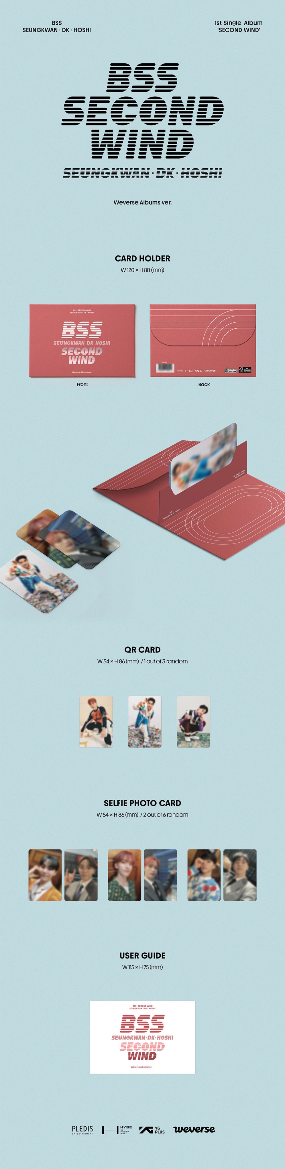 [K-POP] BSS (SEVENTEEN) 1st Single Album - SECOND WIND (Weverse Albums ver.)