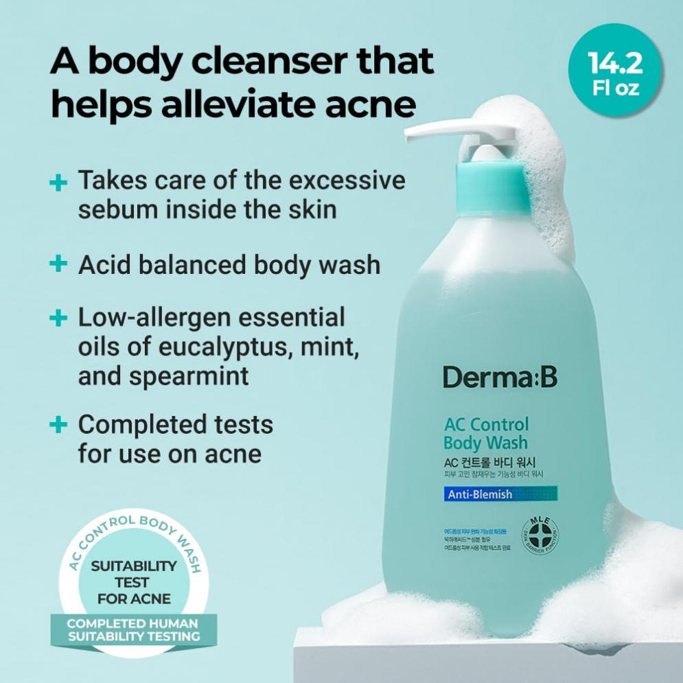 [Derma-B] AC Control Body Wash 420ml