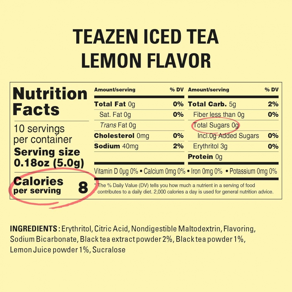 [Teazen] Iced Tea Lemon (10ea)