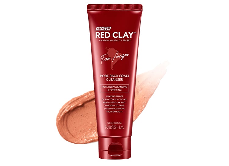 [MIssha]   Amazon Red Clay™ Pore Pack Foam Cleanser 120ml