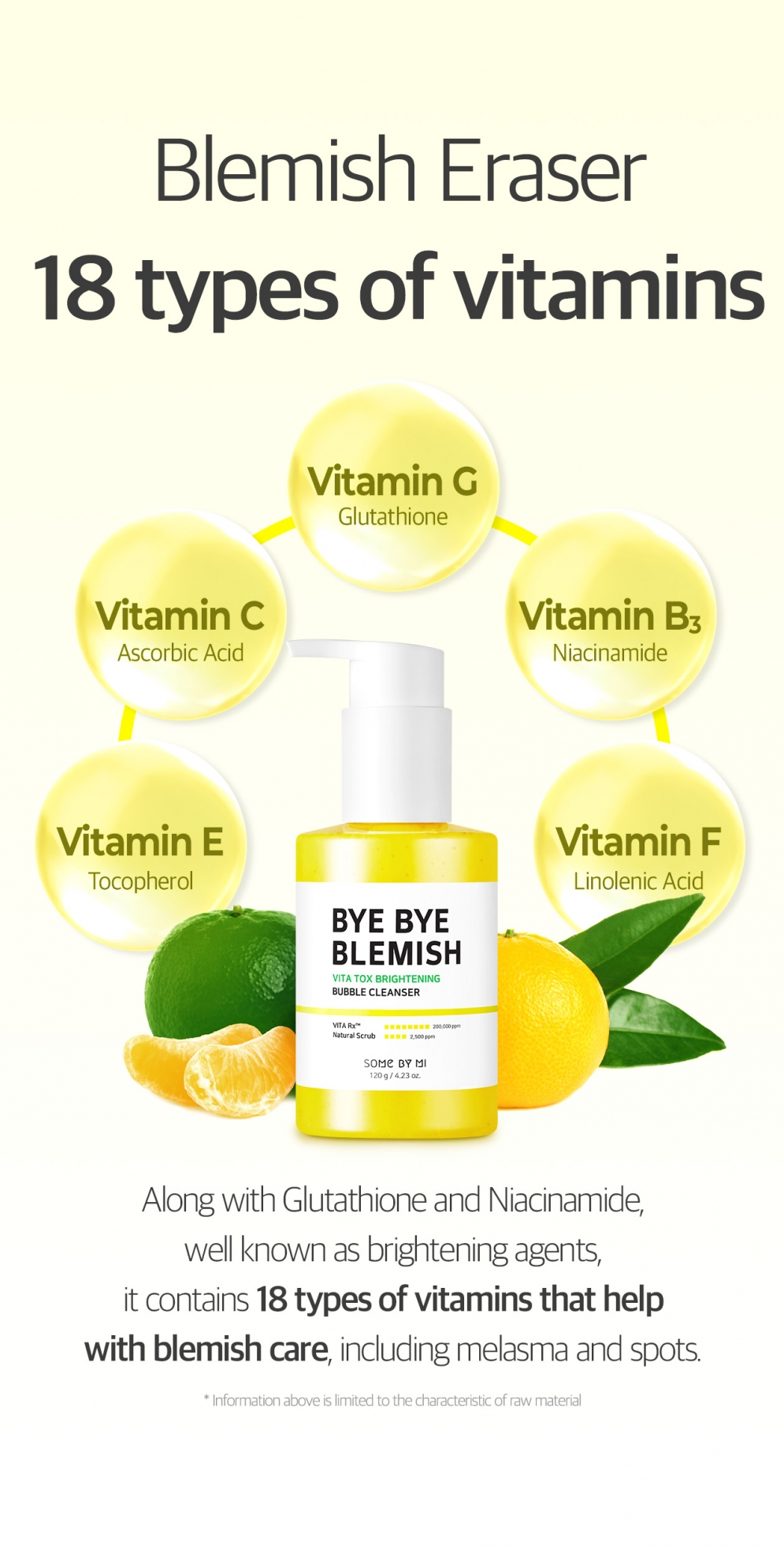 [SOME BY MI] Bye Bye Blemish Vitatox Brightening Bubble Cleanser