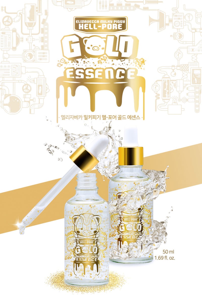 [Elizavecca] Milky Piggy Hell-pore Gold Essence 50ml