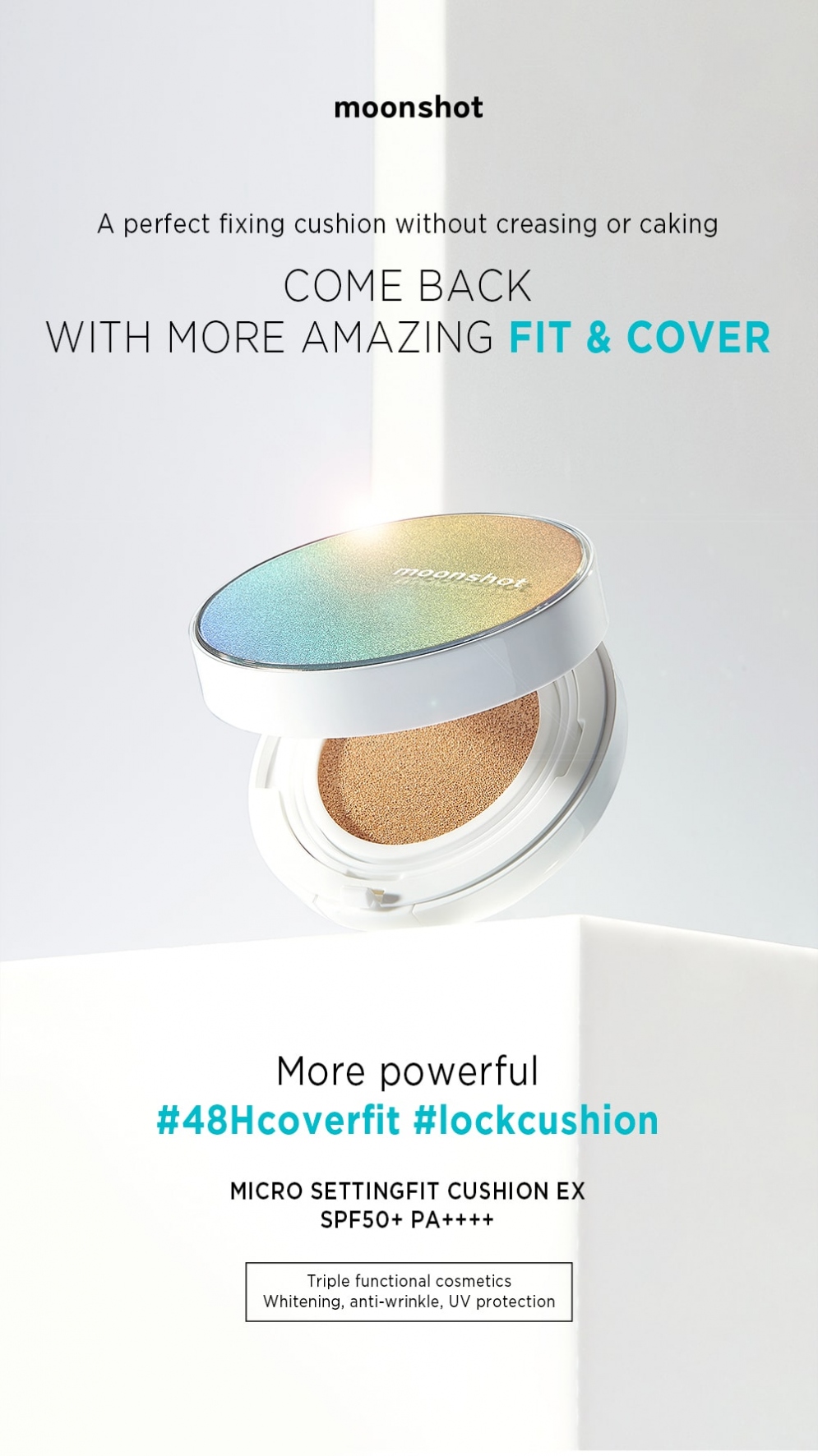 [moonshot] Micro Setting Fit Cushion EX (3 Colors)