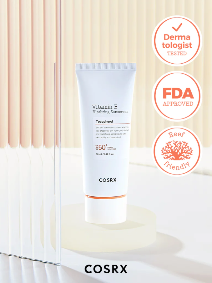 [COSRX] Vitamin E Vitalizing Sunscreen 50ml