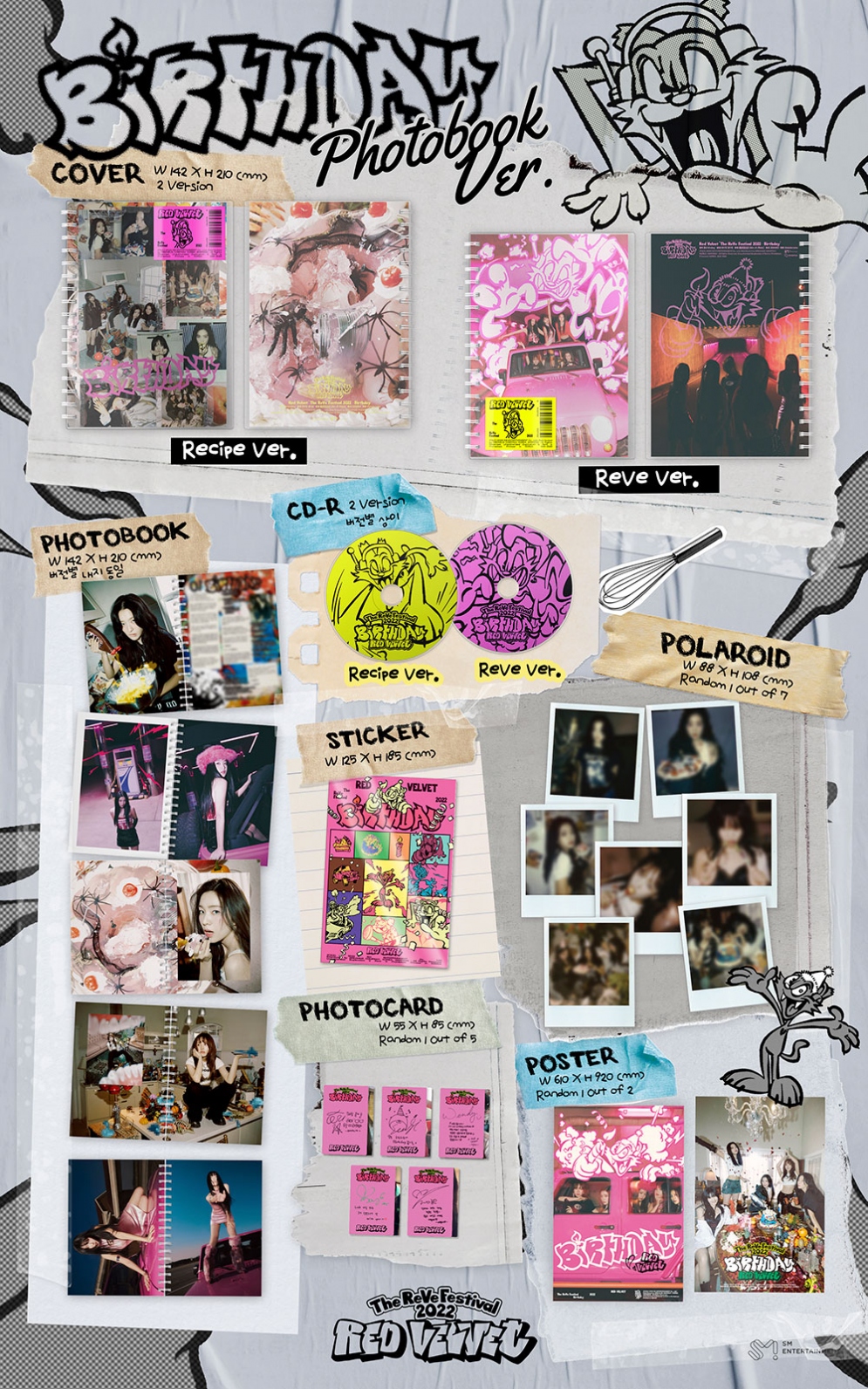 [K-POP] Red Velvet Mini Album - The ReVe Festival 2022 – Birthday (Photo Book Ver.)