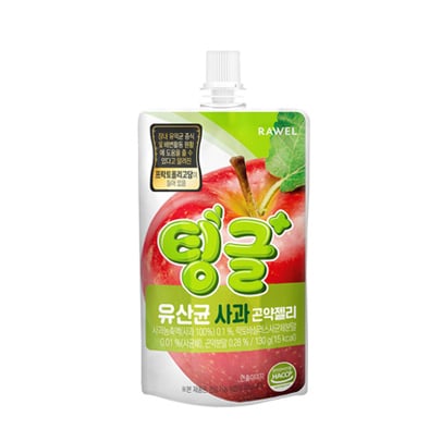 [Rawel] Konjac Jelly Lactobacillius Apple 130g