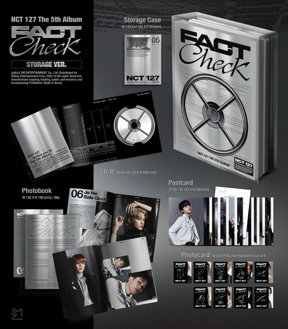 [K-POP] NCT 127 The 5th Album - Fact Check (Storage Ver.)