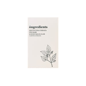 [Ongredients] Houttuynia Cordata 95% Mask 20g (5ea)