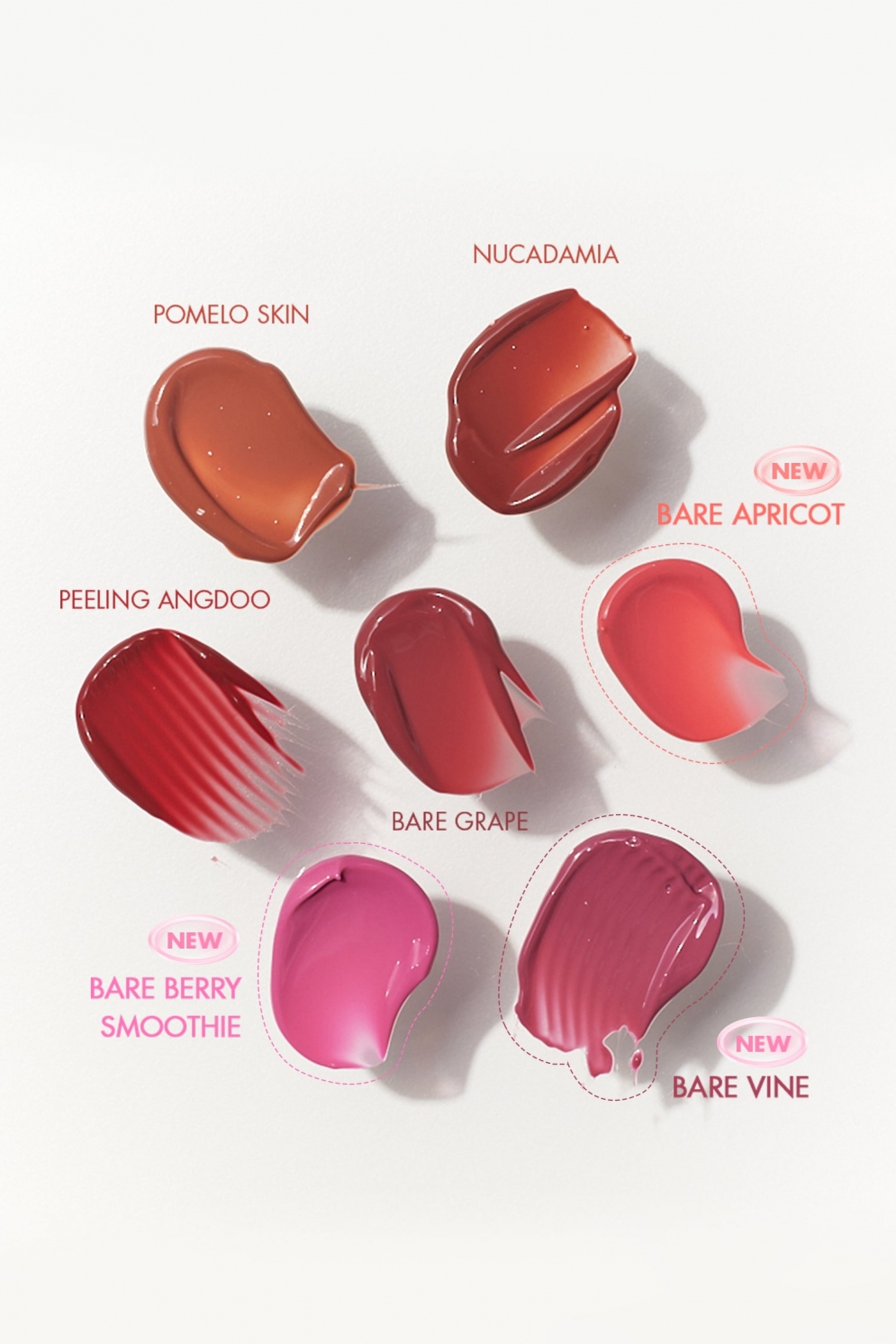 [rom&nd] *New Bare* Juicy Lasting Tint (3 colors)