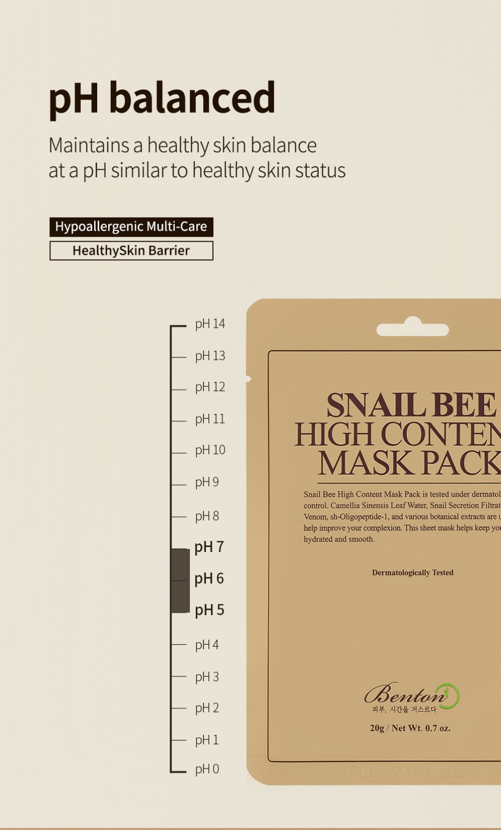 [Benton] Snail Bee High Content Mask Pack (1ea)