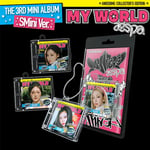 [K-POP] aespa The 3rd Mini Album – MY WORLD (SMini Ver.) (Smart Album) (Random Ver.)