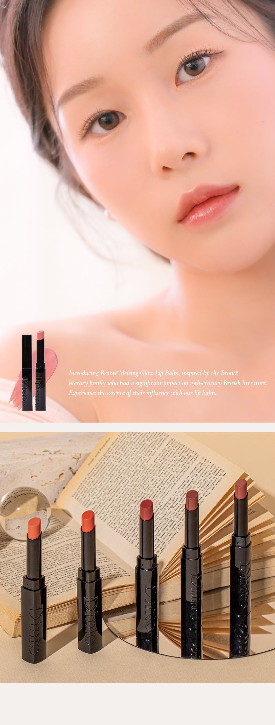 [Dinto] Bronte Melting-Glow Lip Balm (10 Colors)