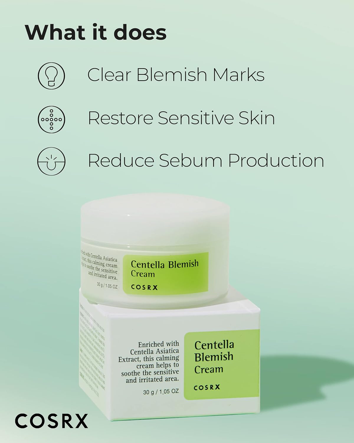 [COSRX] Centella Blemish Cream 30ml