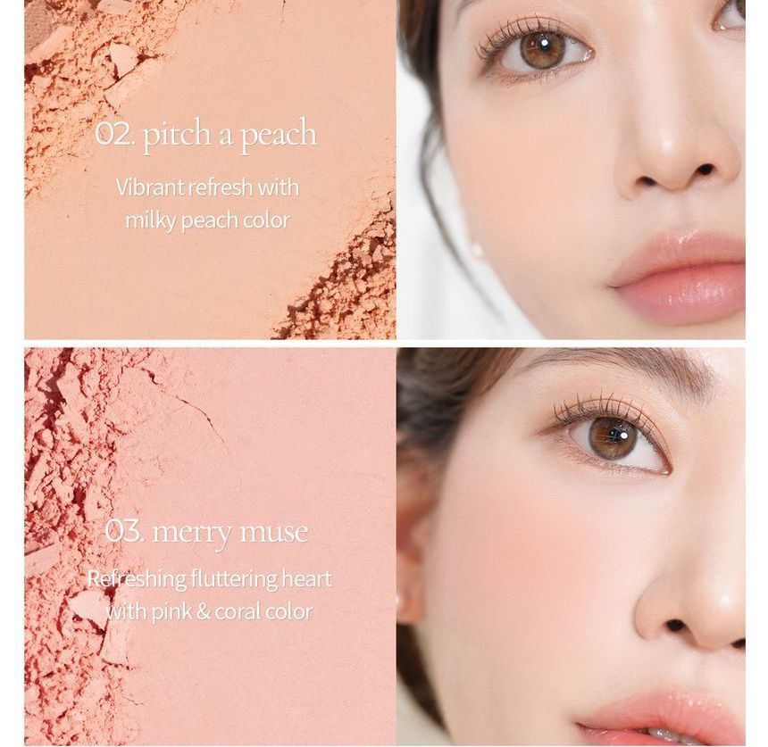 [mude.] Flutter Blusher (4 colors)