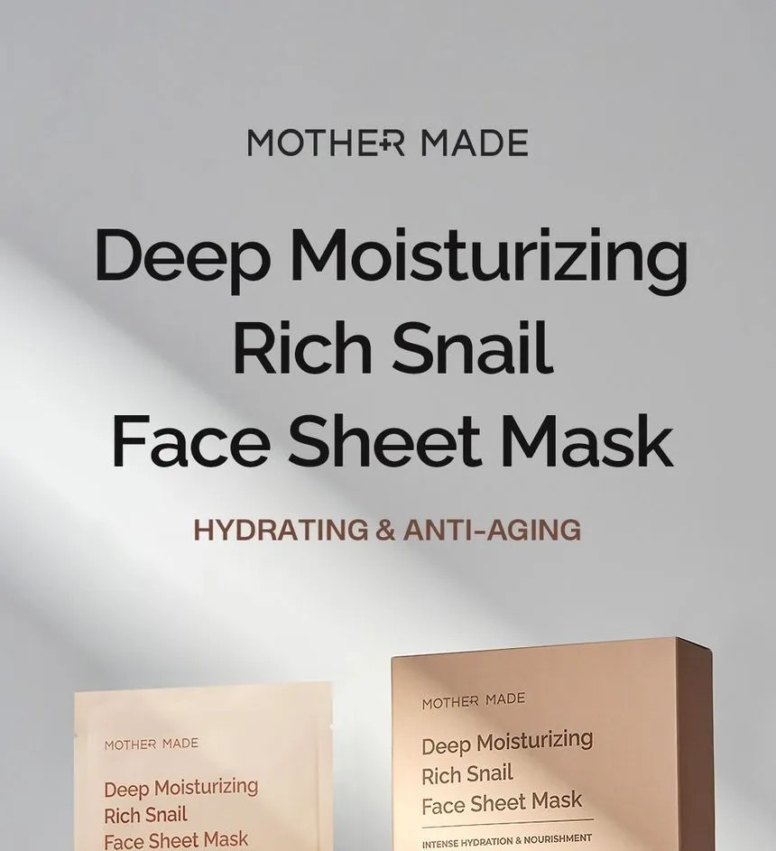 [MOTHER MADE] Deep Moisturizing Rich Snail Mask (10 pcs)