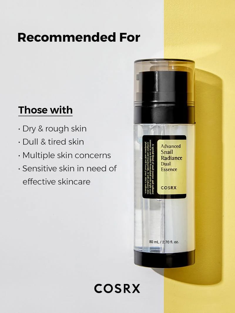 [COSRX] Advanced Snail Radiance Dual Essence 80ml