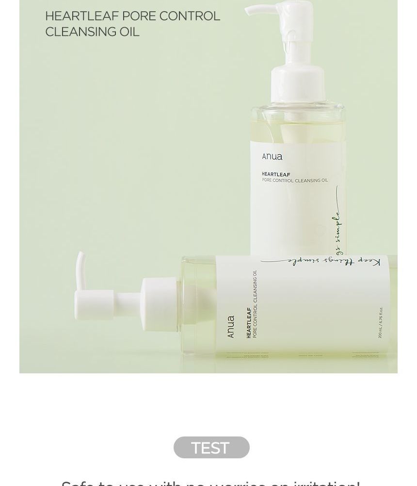 [Anua] Anua Heartleaf Toner + Cleansing Oil Set