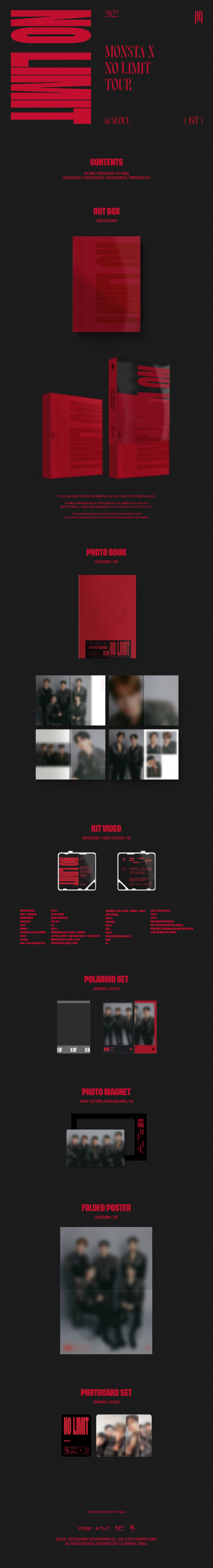 [K-POP] 2022 MONSTA X NO LIMIT TOUR IN SEOUL KiT