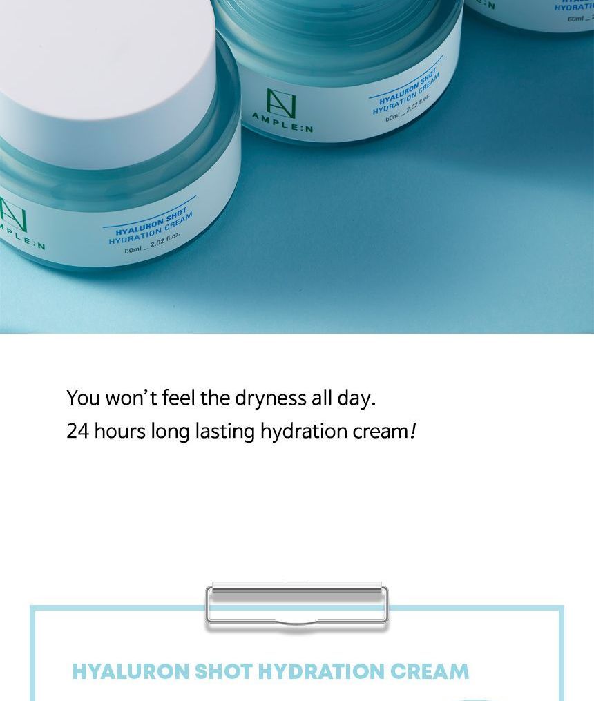 [AMPLE:N] Hyaluron Shot Hydration Cream 60ml