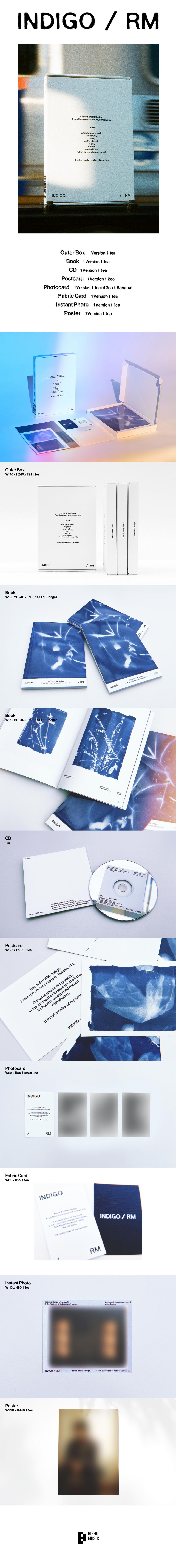 [K-POP] RM (BTS) - Indigo (Book Edition)