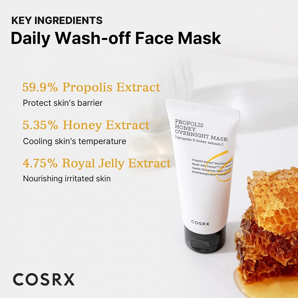 [COSRX]   *renewal* Full Fit Propolis Honey Overnight Mask 60ml